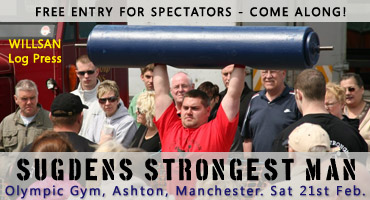 Sugdens Strongest Man WillSan Log Press